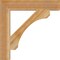 Ekena Millwork Legacy Block Rough Sawn Bracket, Western Red Cedar, 4"W x 24"D x 24"H BKT04X24X24LEC05RWR - alternate 2